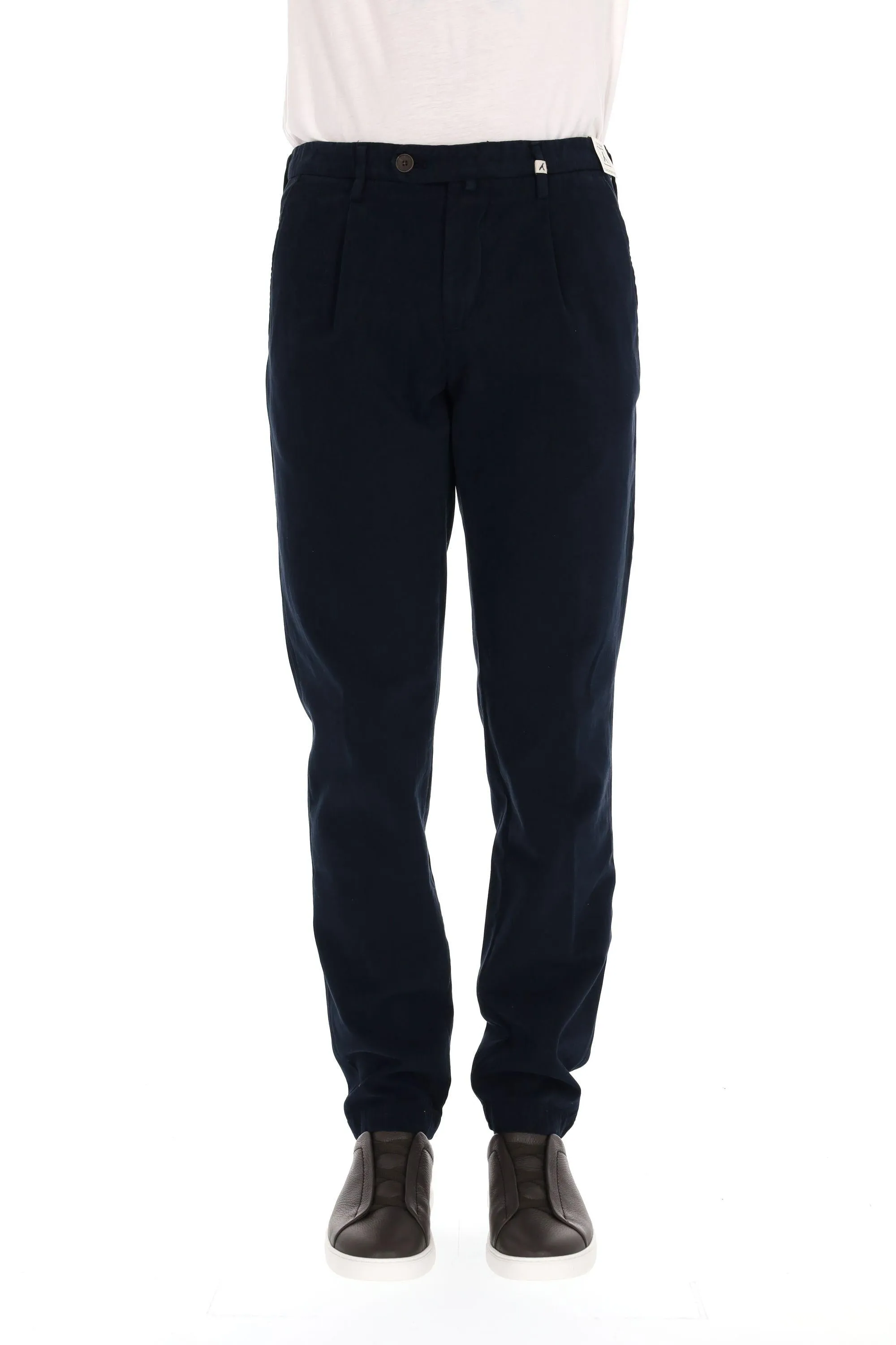 Pantalone in morbido cotone-cashmere mod. Zeus