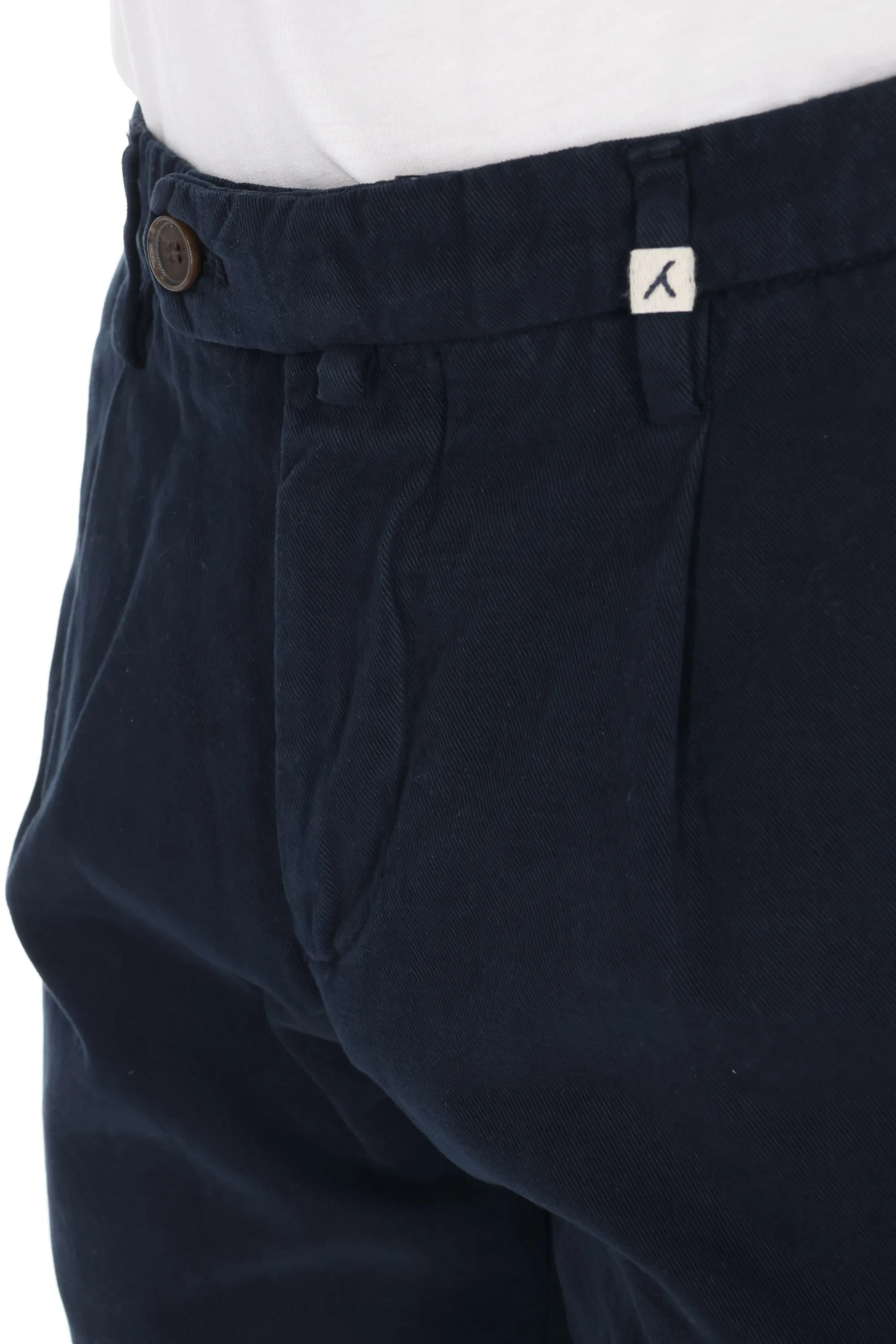Pantalone in morbido cotone-cashmere mod. Zeus