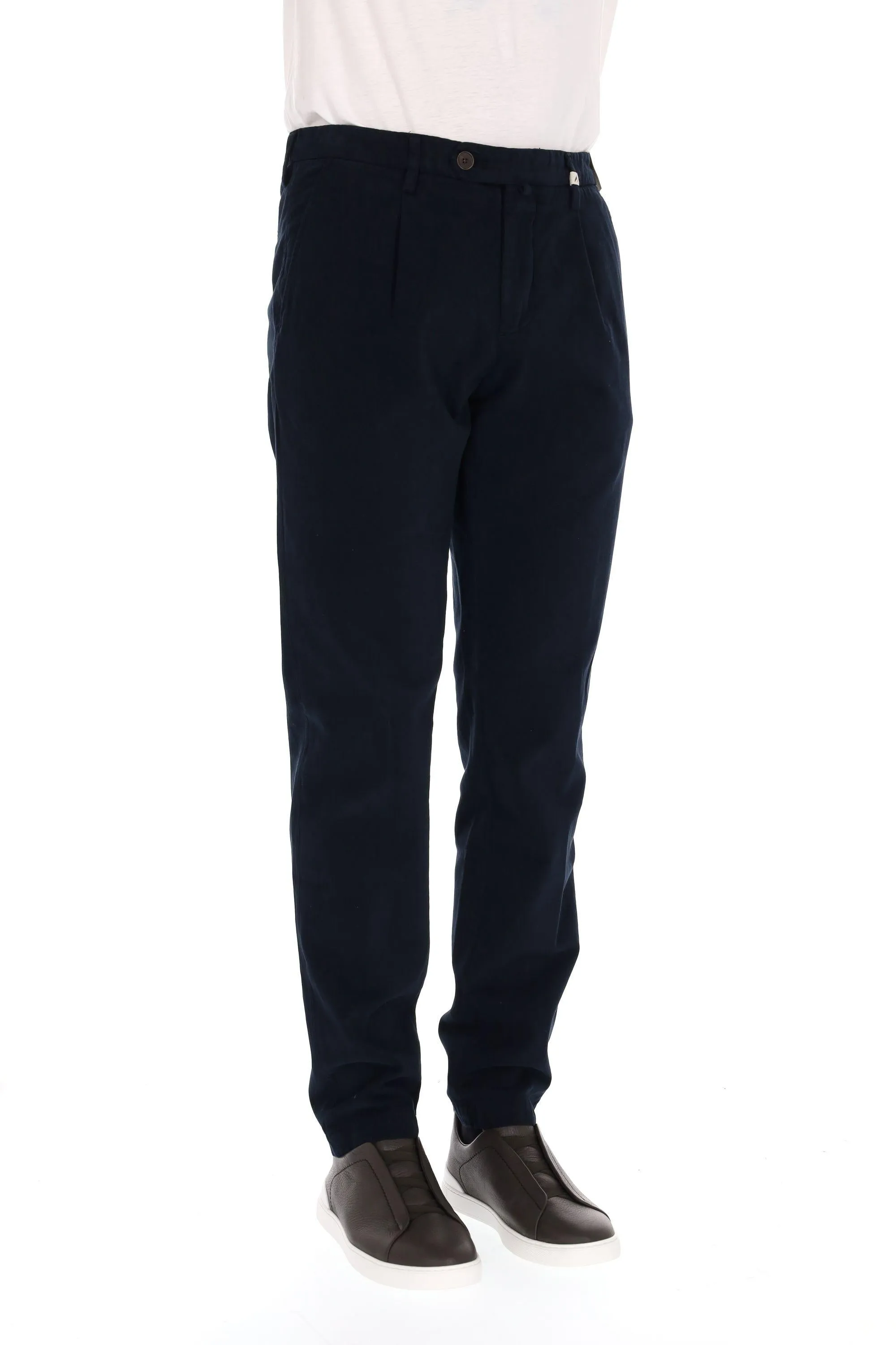 Pantalone in morbido cotone-cashmere mod. Zeus