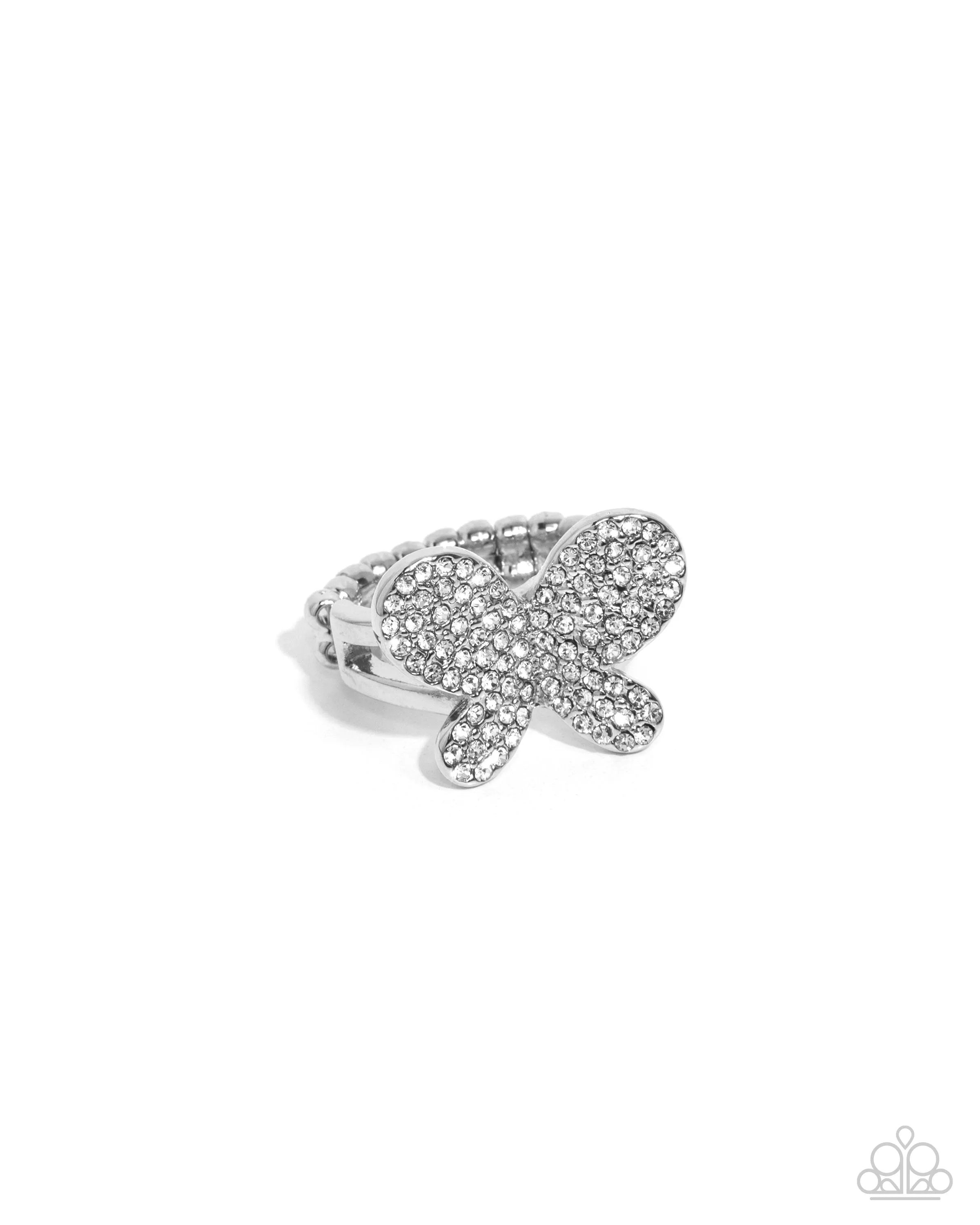 Paparazzi Aerial Anthem Ring White