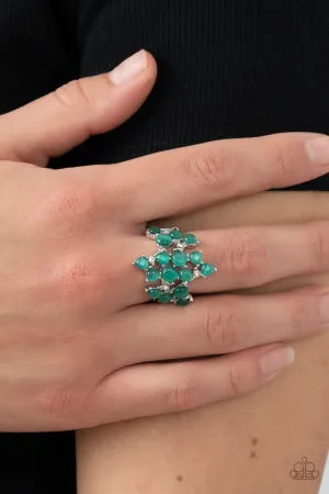 Paparazzi -Seeing Eye to Cats Eye - Green Ring