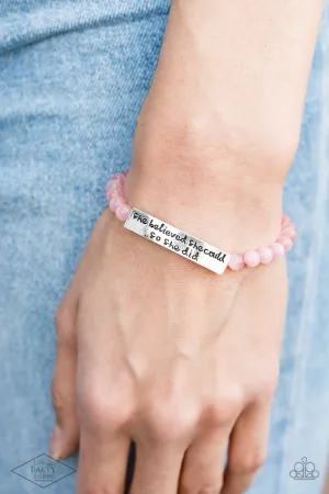 Paparazzi So She Did - Pink Bracelet