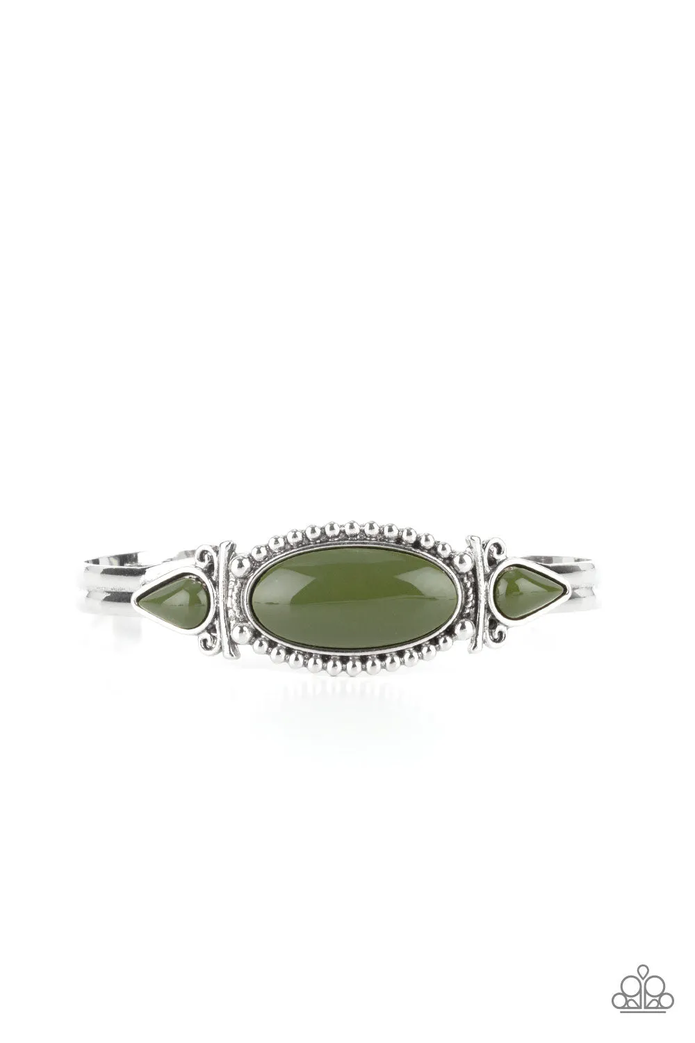 Paparazzi - Tribal Trinket - Green Bracelet