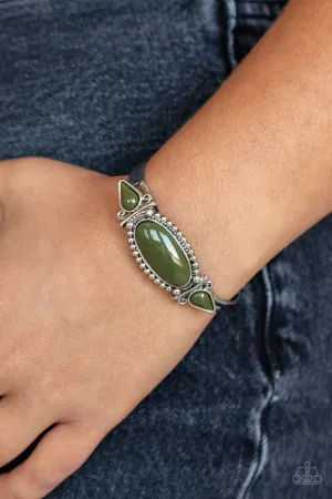 Paparazzi - Tribal Trinket - Green Bracelet