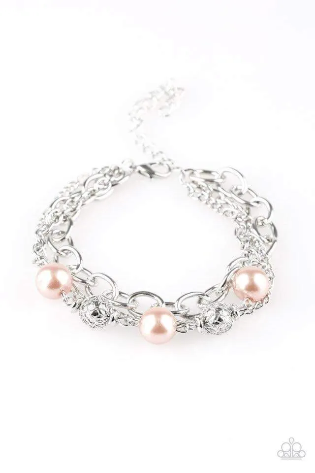 Paparazzi - Vintage Variety -Brown Pearl Bracelet