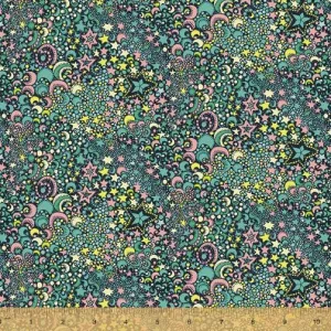 Paradiso Galactic Midnight Fabric 52649D-1 by Sally Kelly
