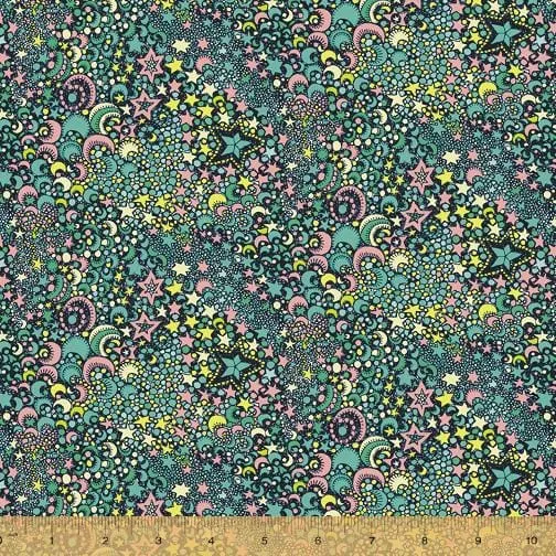 Paradiso Galactic Midnight Fabric 52649D-1 by Sally Kelly