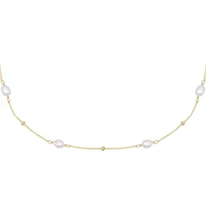 Pearl Ball Chain Necklace