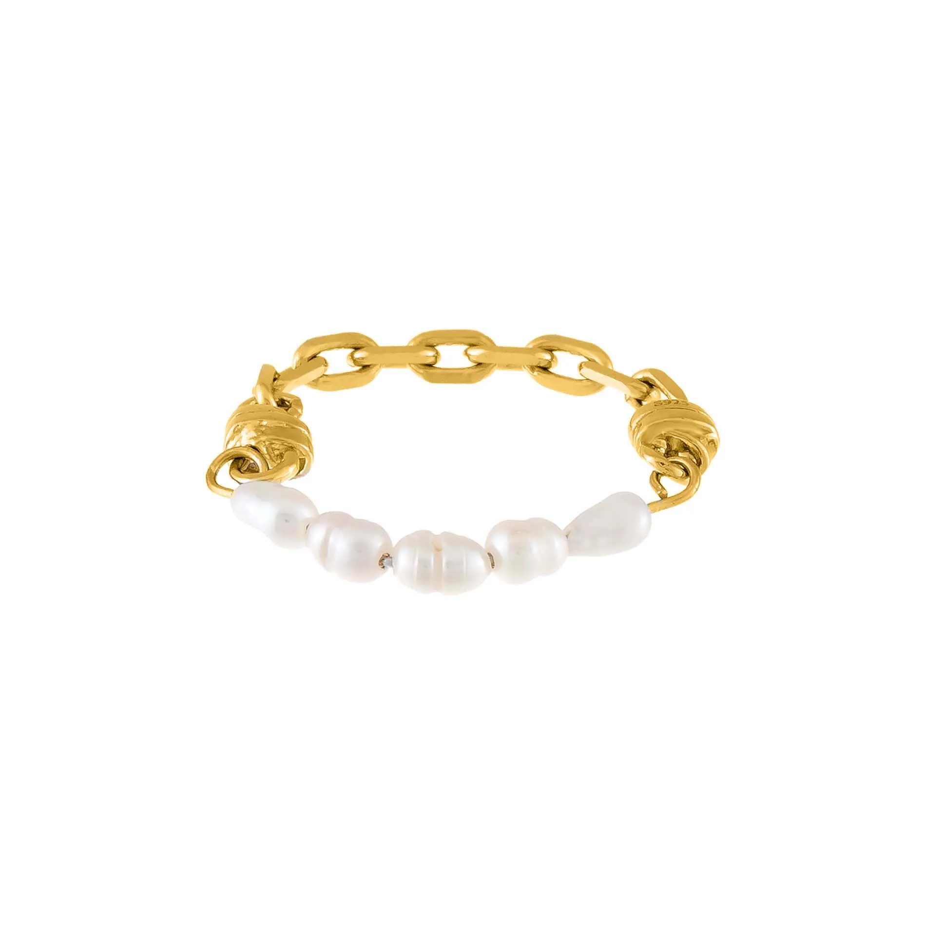 Pearl Chain Ring