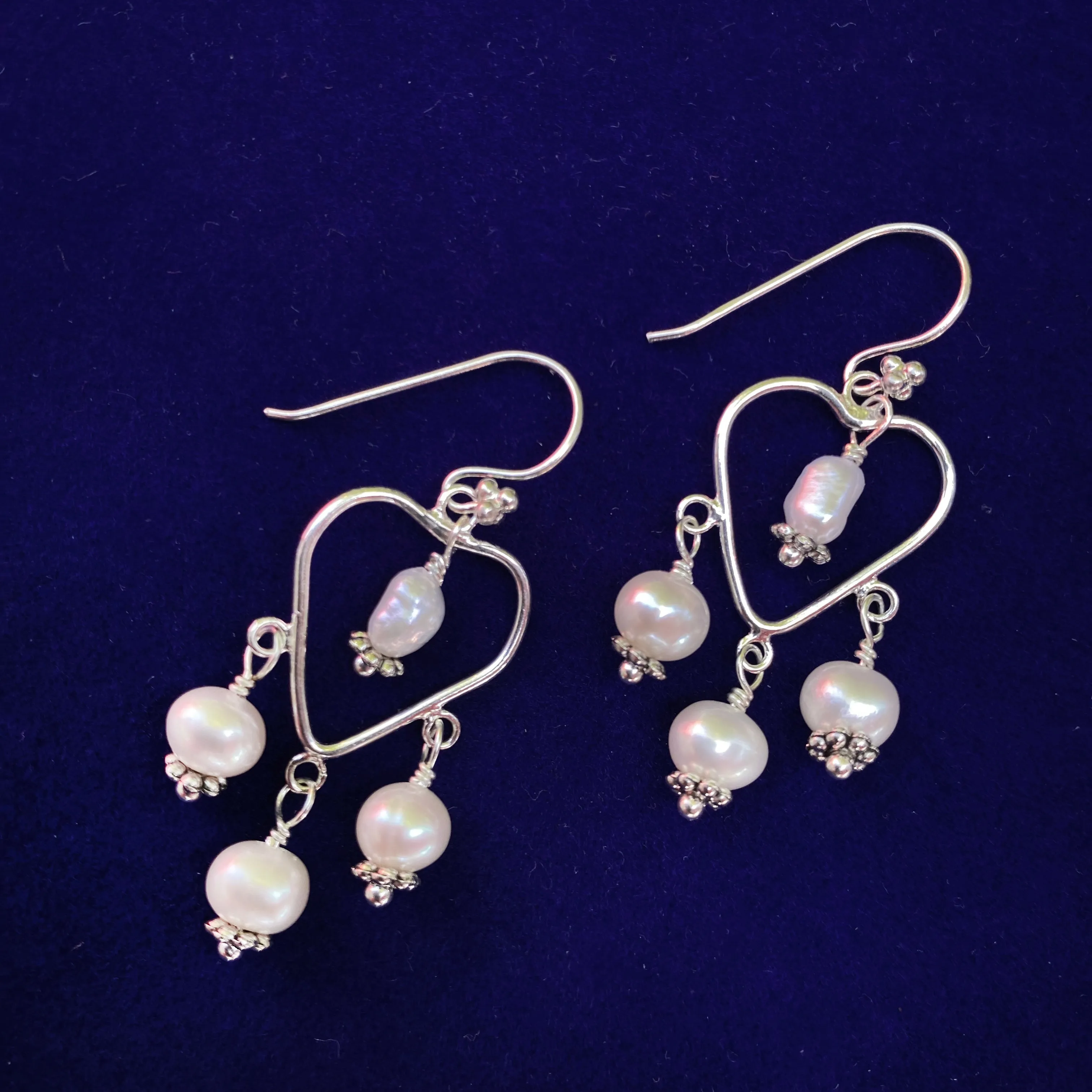 Pearl Chandelier Dangle Earrings