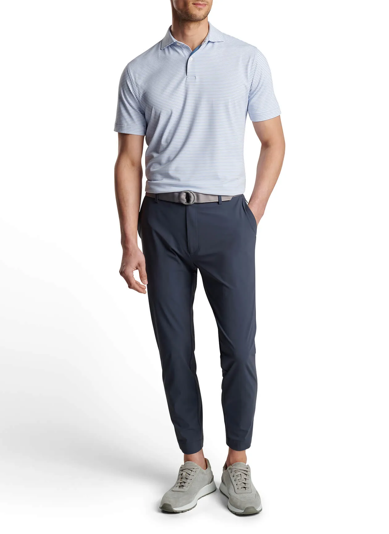 Peter Millar Ambrose Performance Polo - White
