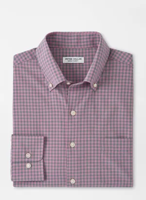 Peter Millar Murray Poplin Sport Shirt - Rosewood