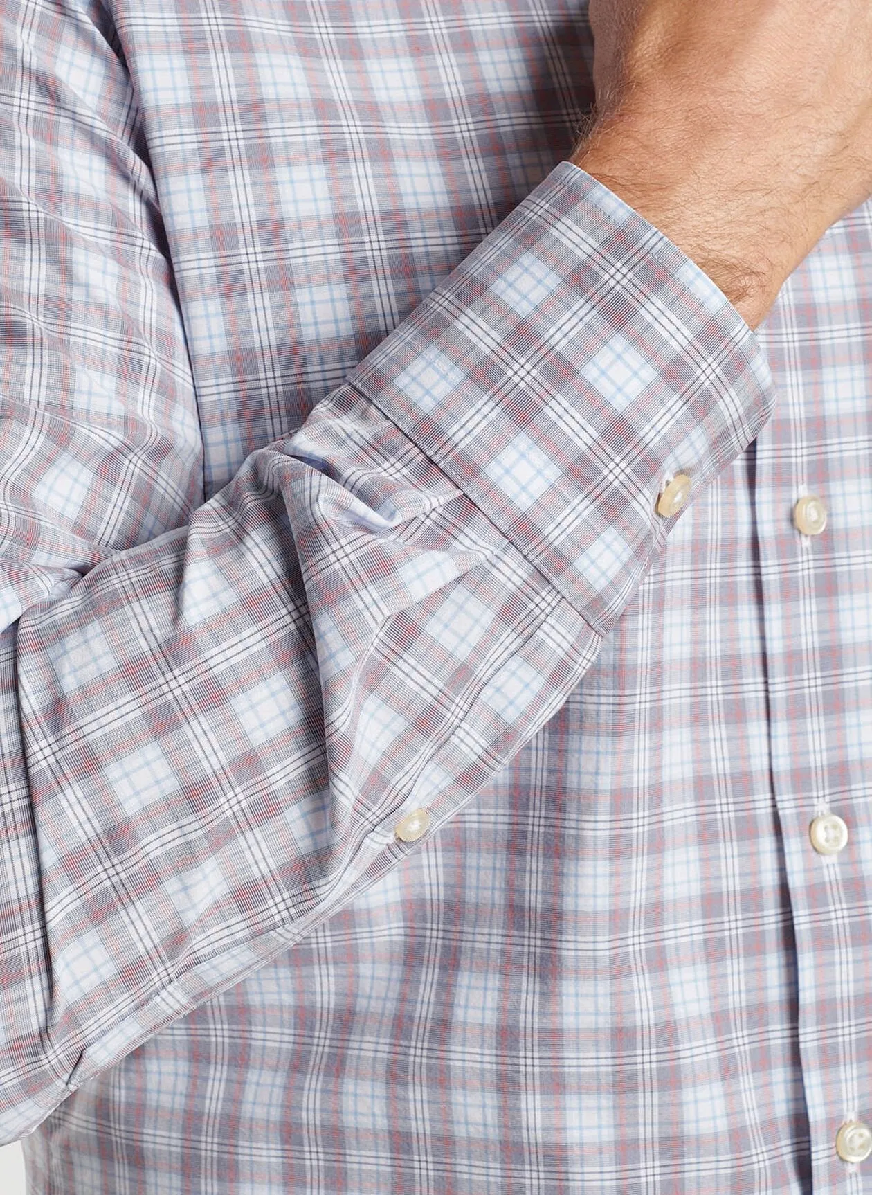 Peter Millar Watson Poplin Sport Shirt - Galaxy