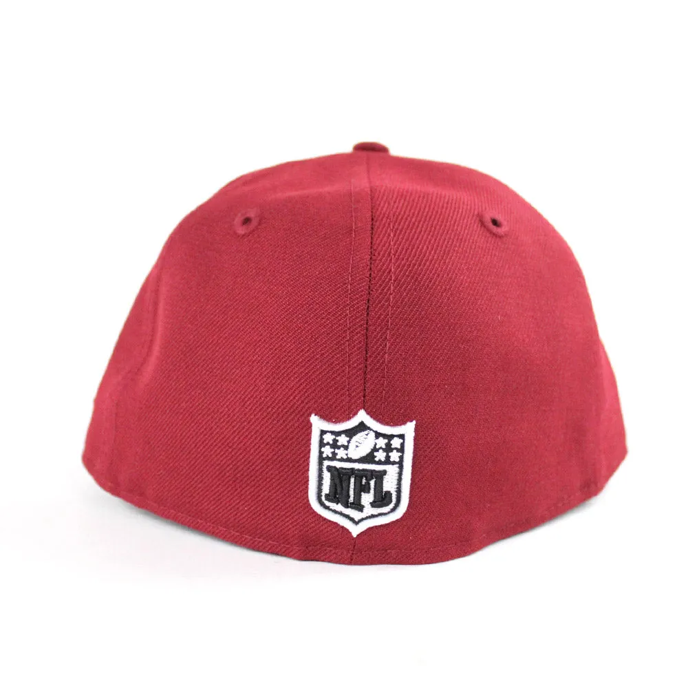Philadelphia Eagles New Era 59Fifty Fitted Hat (Cardinal Gray Under Brim)