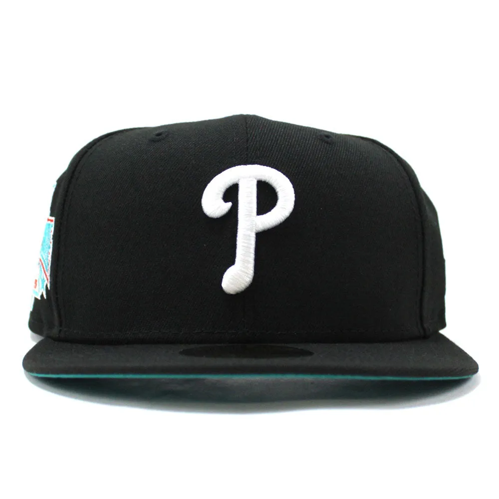 Philadelphia Phillies 1996 All-Star Game 59Fifty New Era Fitted Cap (Black Teal Under Brim)