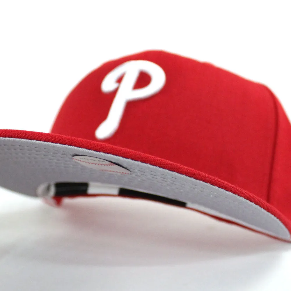 Philadelphia Phillies 1996 All Star Game 59Fifty New Era Fitted Hat (Red Gray Under Brim)
