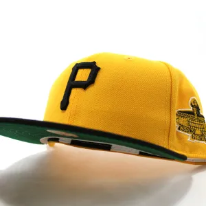 Pittsburgh Pirates 1971 World Series  New Era 59Fifty Fitted Hat (Yellow Black Green Under Brim)