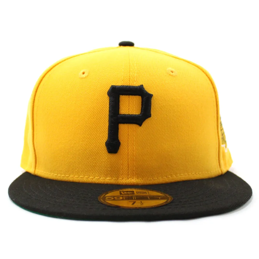 Pittsburgh Pirates 1971 World Series  New Era 59Fifty Fitted Hat (Yellow Black Green Under Brim)
