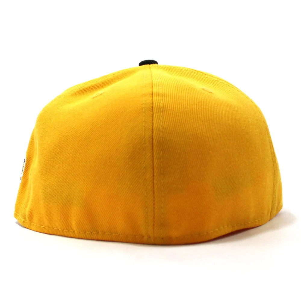 Pittsburgh Pirates 1971 World Series  New Era 59Fifty Fitted Hat (Yellow Black Green Under Brim)