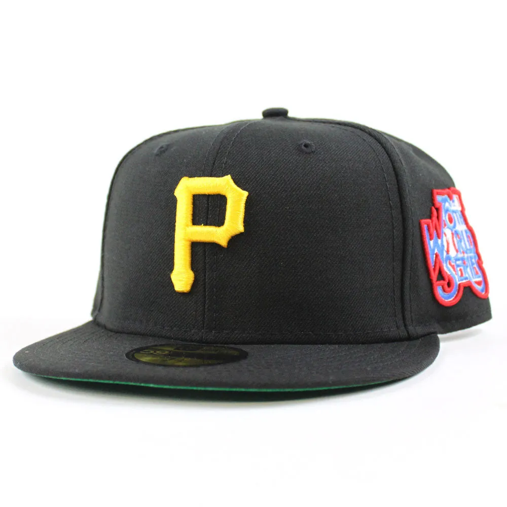 Pittsburgh Pirates 1979 World Series New Era 59Fifty Fitted Hat (Black Green Under Brim)