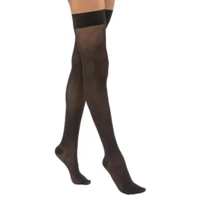 PR/1 JOBST ULTRASHEER WOMEN, THIGH HIGH, 15-20MMHG, LG, BLACK, CLOSED TOE