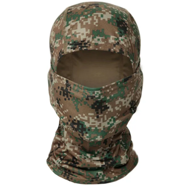 Premium Tactical Balaclava Full-Face Mask – Windproof, Dustproof Hunting, Cycling, and Wargame Headgear, Multicam Bandana Neck Gaiter for Outdoor Sports, Skiing, Climbing, and Motorcycle Use