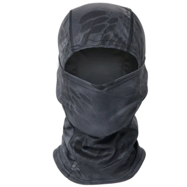Premium Tactical Balaclava Full-Face Mask – Windproof, Dustproof Hunting, Cycling, and Wargame Headgear, Multicam Bandana Neck Gaiter for Outdoor Sports, Skiing, Climbing, and Motorcycle Use