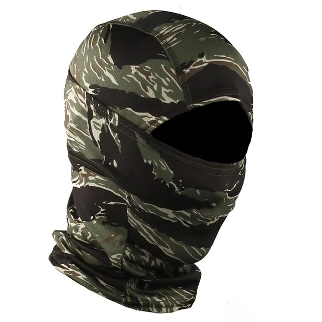 Premium Tactical Balaclava Full-Face Mask – Windproof, Dustproof Hunting, Cycling, and Wargame Headgear, Multicam Bandana Neck Gaiter for Outdoor Sports, Skiing, Climbing, and Motorcycle Use