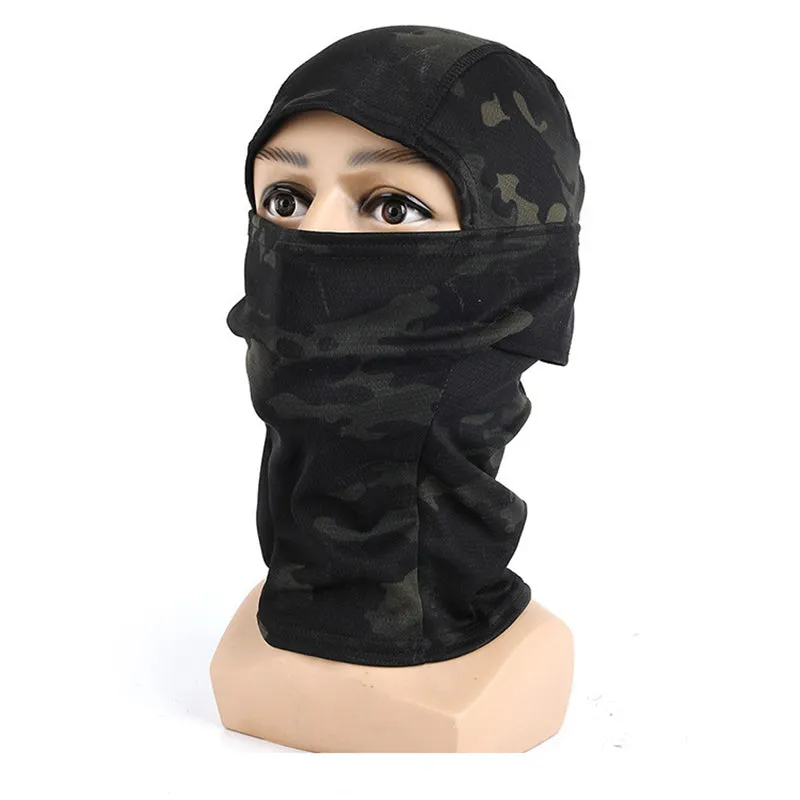 Premium Tactical Balaclava Full-Face Mask – Windproof, Dustproof Hunting, Cycling, and Wargame Headgear, Multicam Bandana Neck Gaiter for Outdoor Sports, Skiing, Climbing, and Motorcycle Use