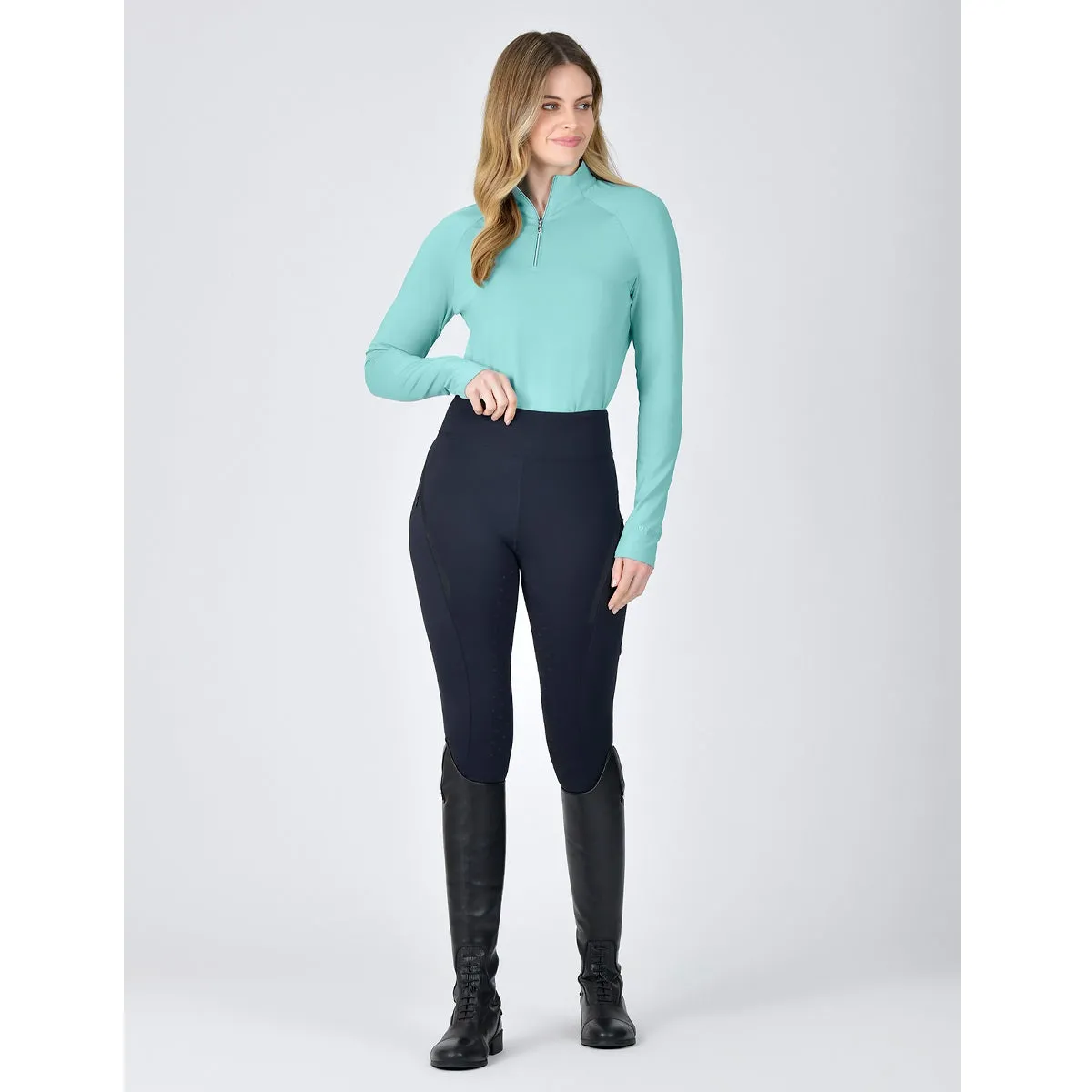 Prime Long Sleeve Top - Aqua Haze