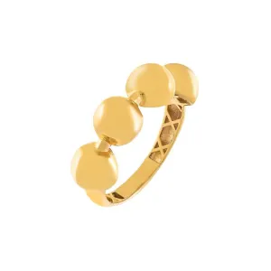 Puffed Beaded Ball Ring