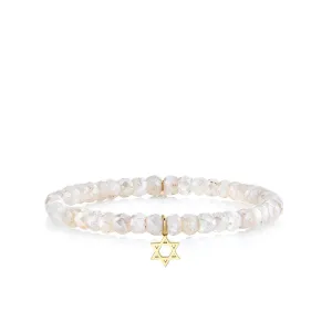 Pure Gold Tiny Star of David on Grapolite