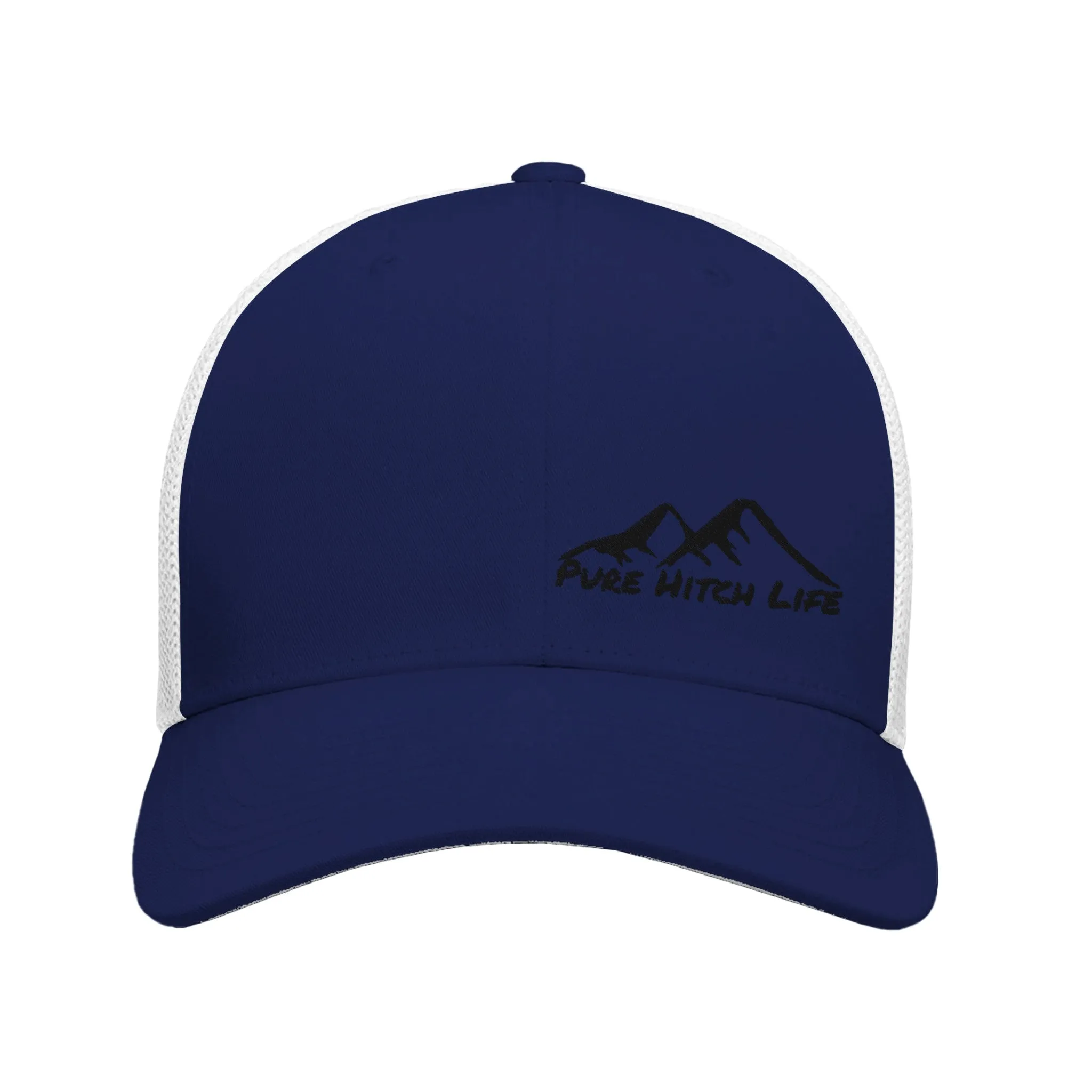 Pure Hitch Life Stylish Truckers Hat Breathable Mid-Profile Design