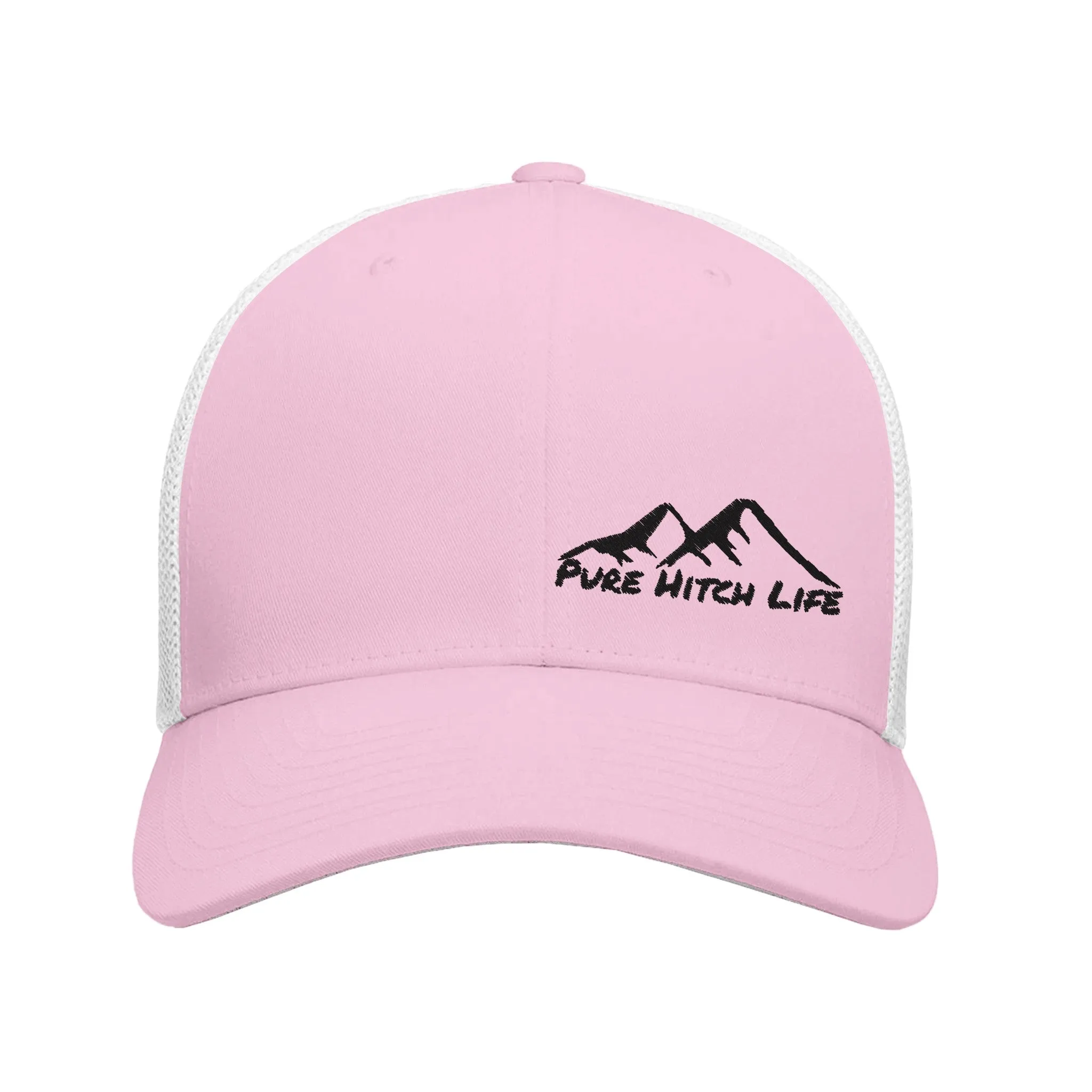 Pure Hitch Life Stylish Truckers Hat Breathable Mid-Profile Design