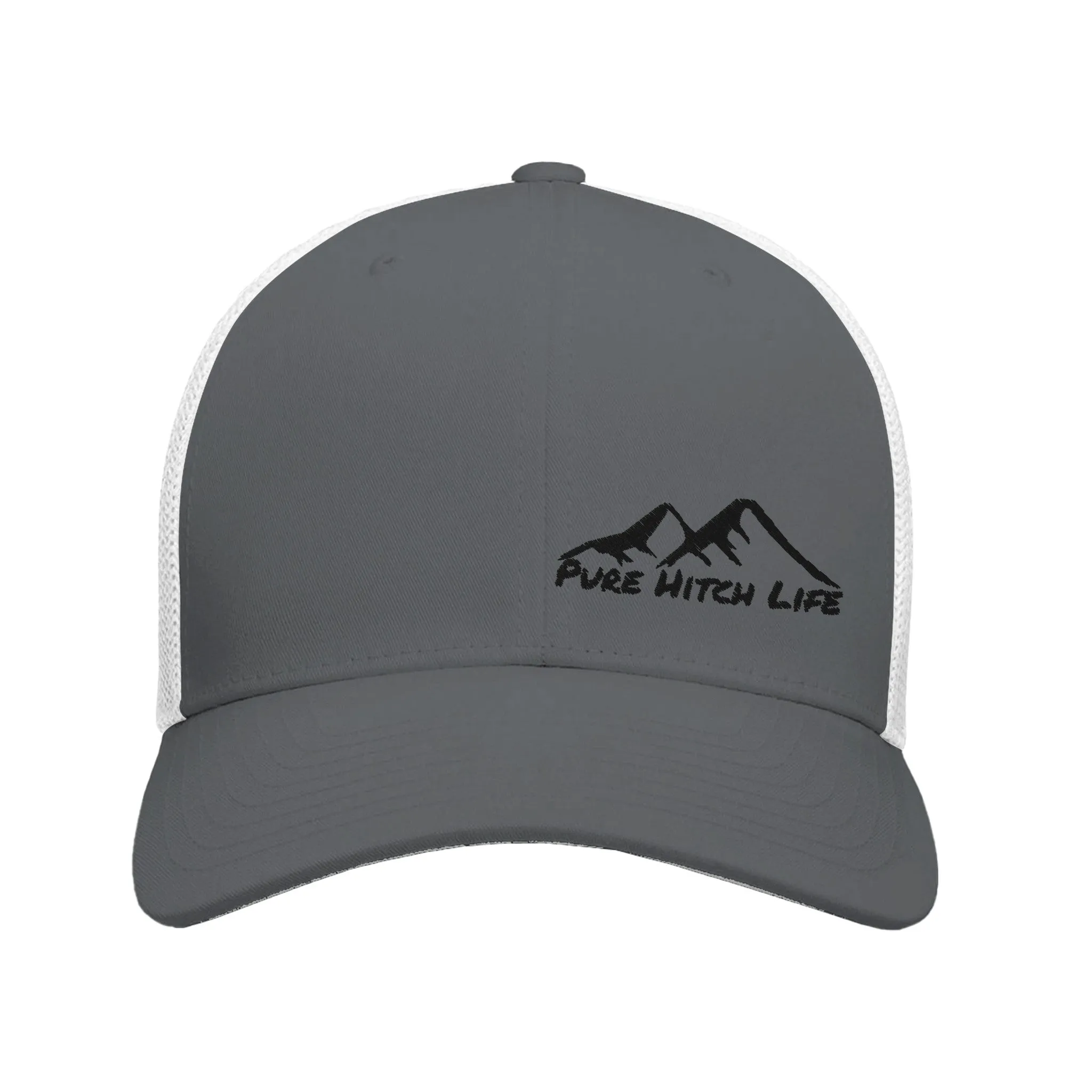 Pure Hitch Life Stylish Truckers Hat Breathable Mid-Profile Design