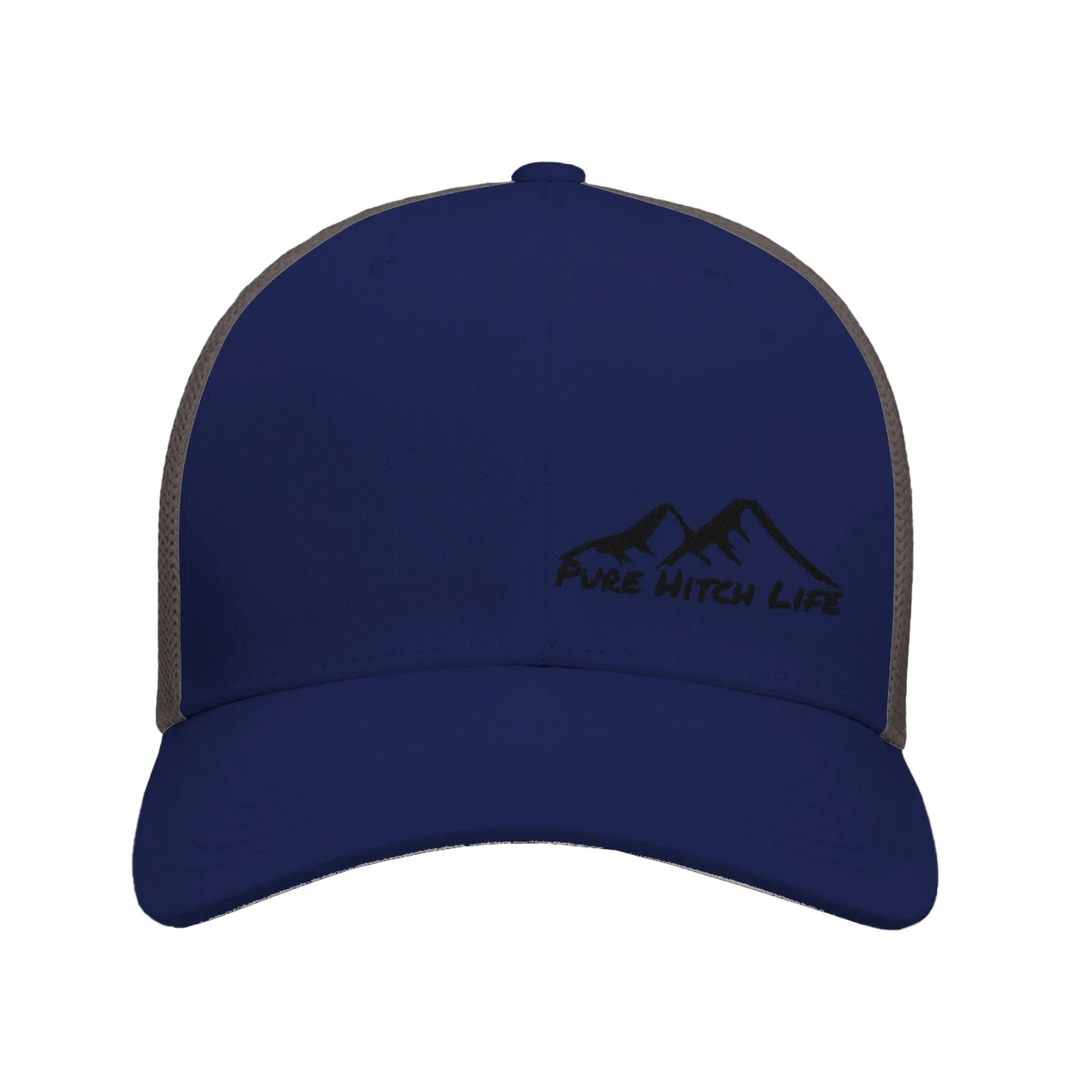 Pure Hitch Life Stylish Truckers Hat Breathable Mid-Profile Design