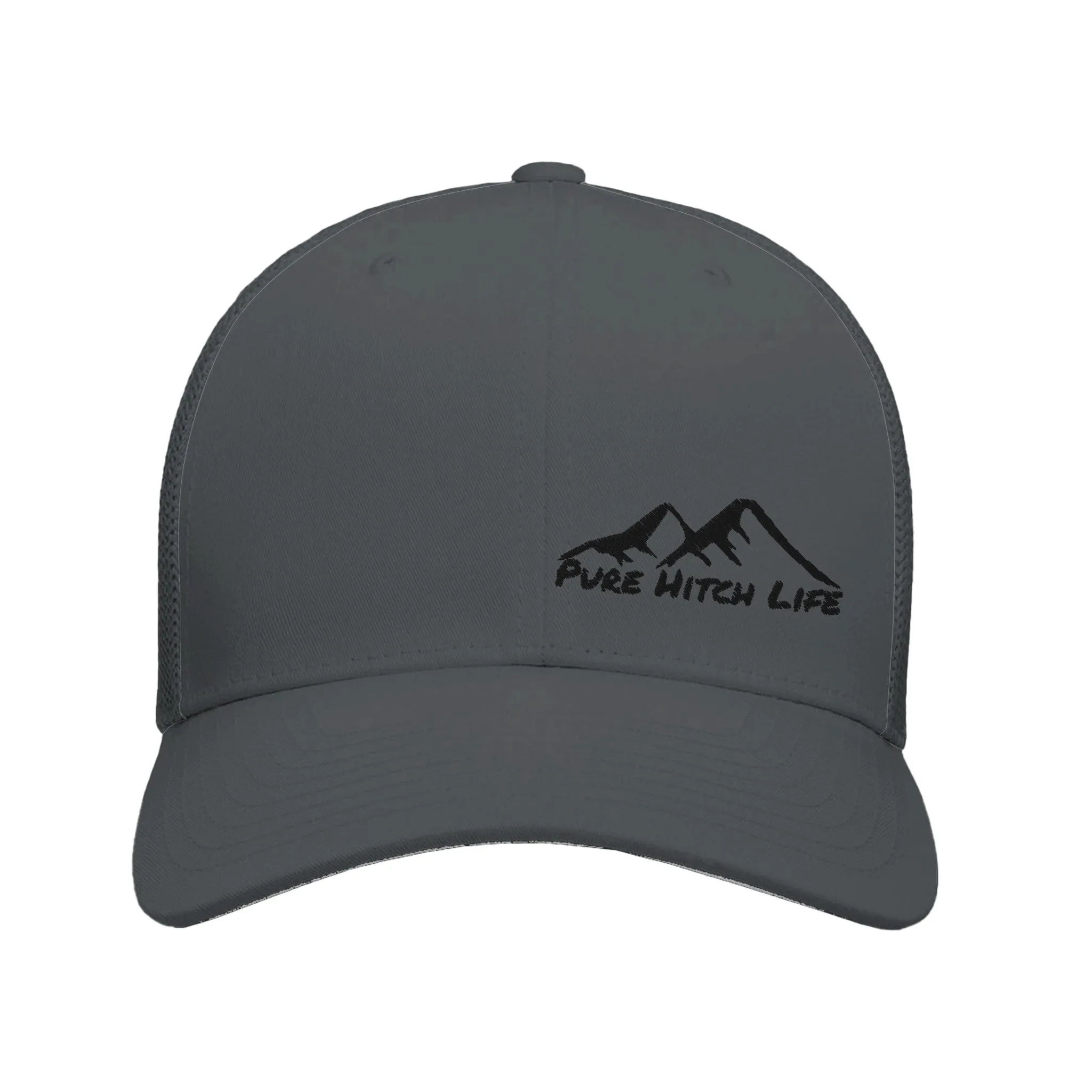 Pure Hitch Life Stylish Truckers Hat Breathable Mid-Profile Design