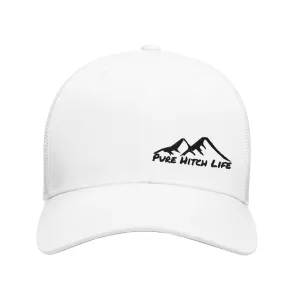 Pure Hitch Life Stylish Truckers Hat Breathable Mid-Profile Design