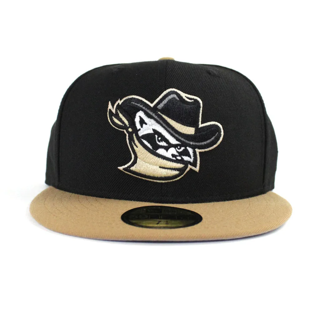 Quad Cities River Bandits New Era 59Fifty Fitted Hat (Air Jordan 1 Wheat Toe Gray Under Brim)