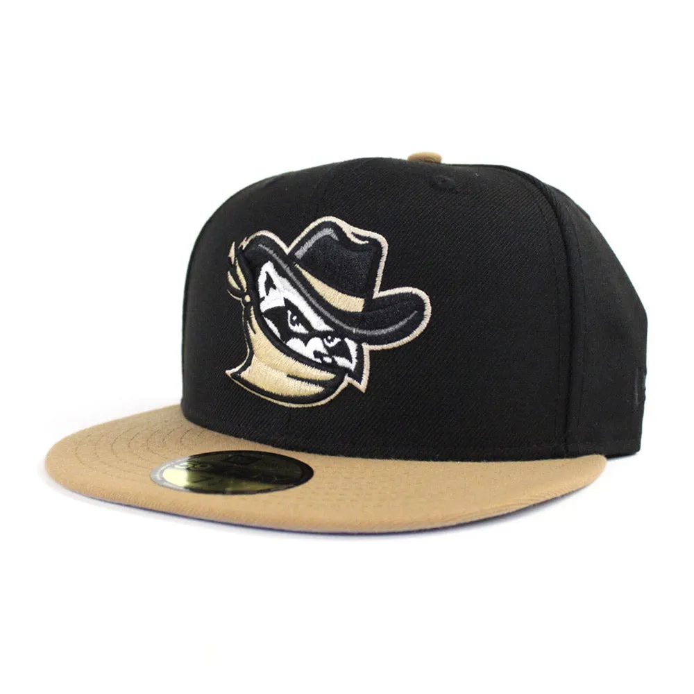 Quad Cities River Bandits New Era 59Fifty Fitted Hat (Air Jordan 1 Wheat Toe Gray Under Brim)