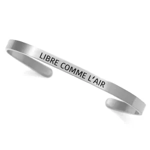 "Libre comme l'air" cuff