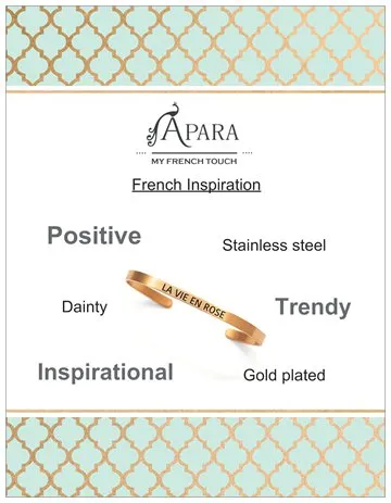 "Mon coeur t'appartient" cuff