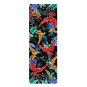Rainforest Beauties Rubber Yoga Mat