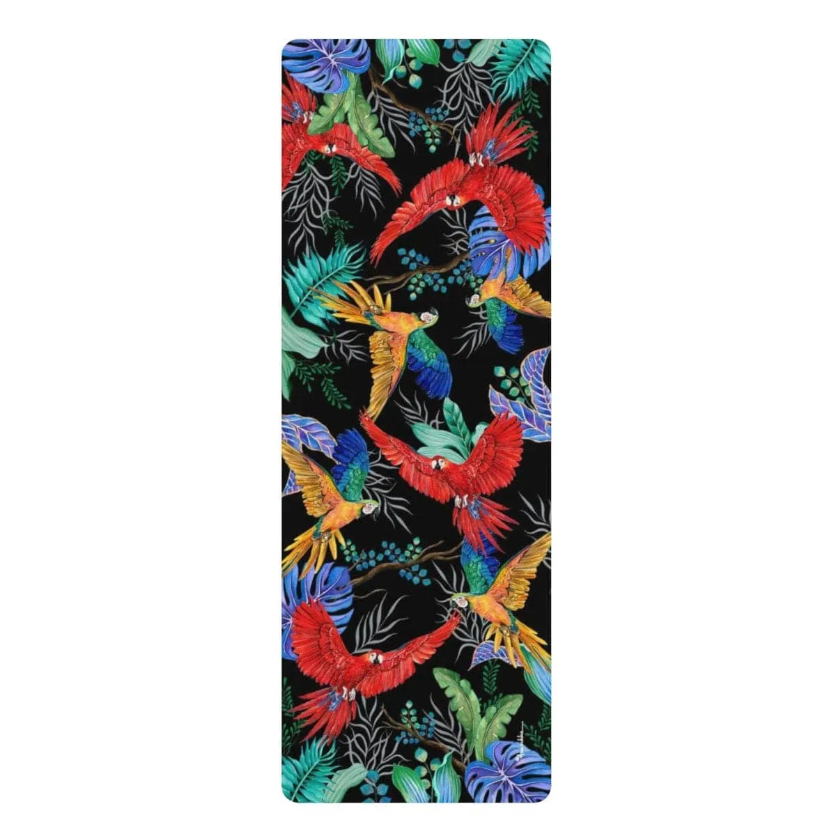 Rainforest Beauties Rubber Yoga Mat