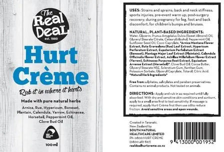 Real Deal Hurt Creme 100ml