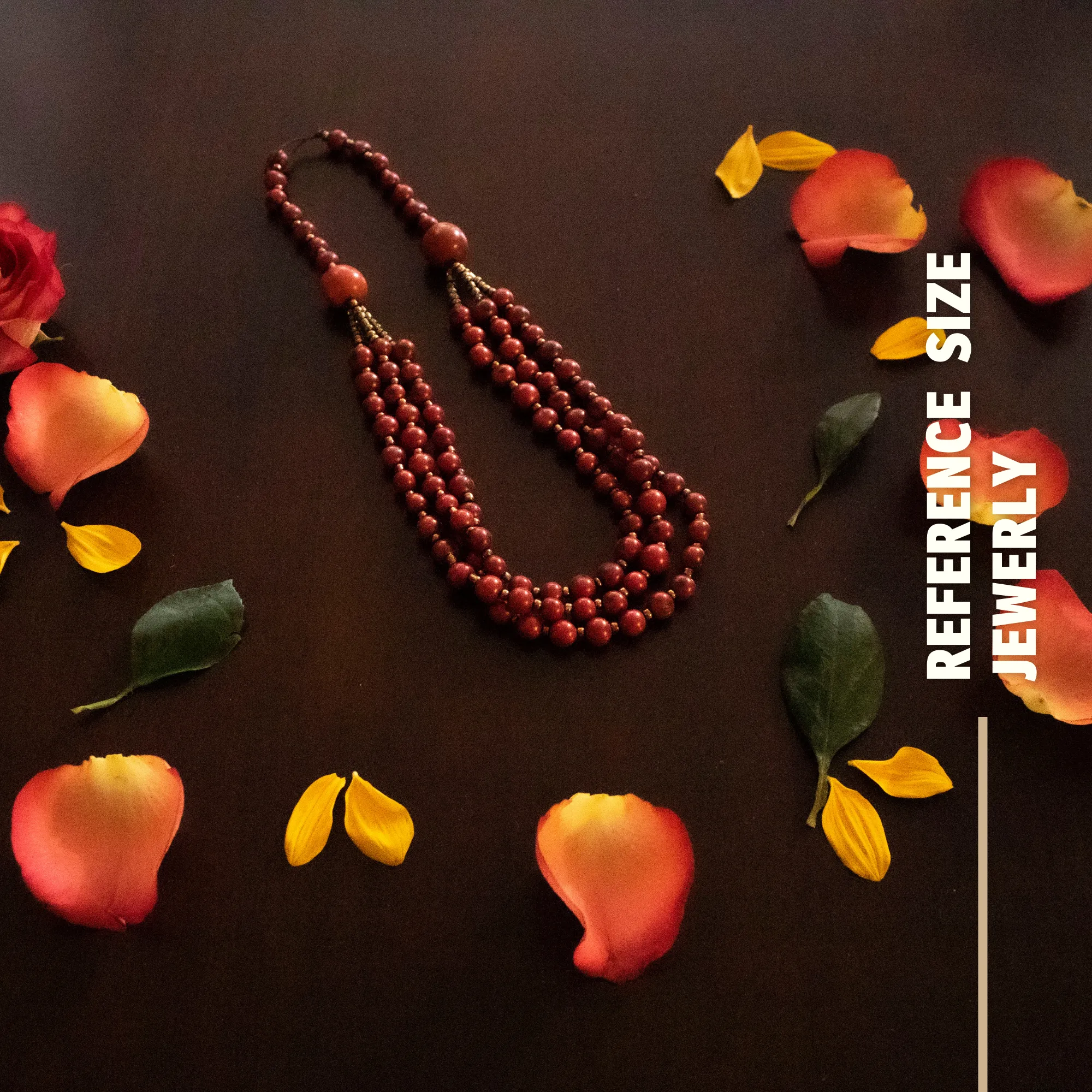 Red Acai Bead Necklace
