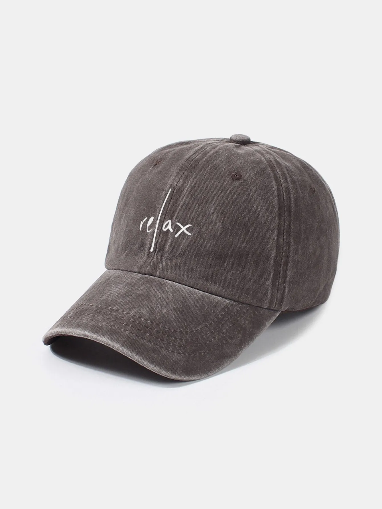 Relakskan Cap Retro Classic Retro Dibasuh Cap Baseball Cotton