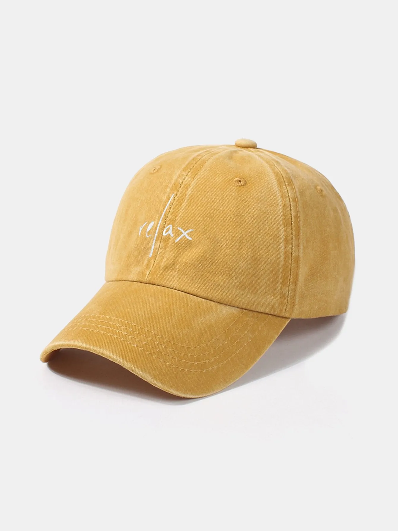 Relakskan Cap Retro Classic Retro Dibasuh Cap Baseball Cotton