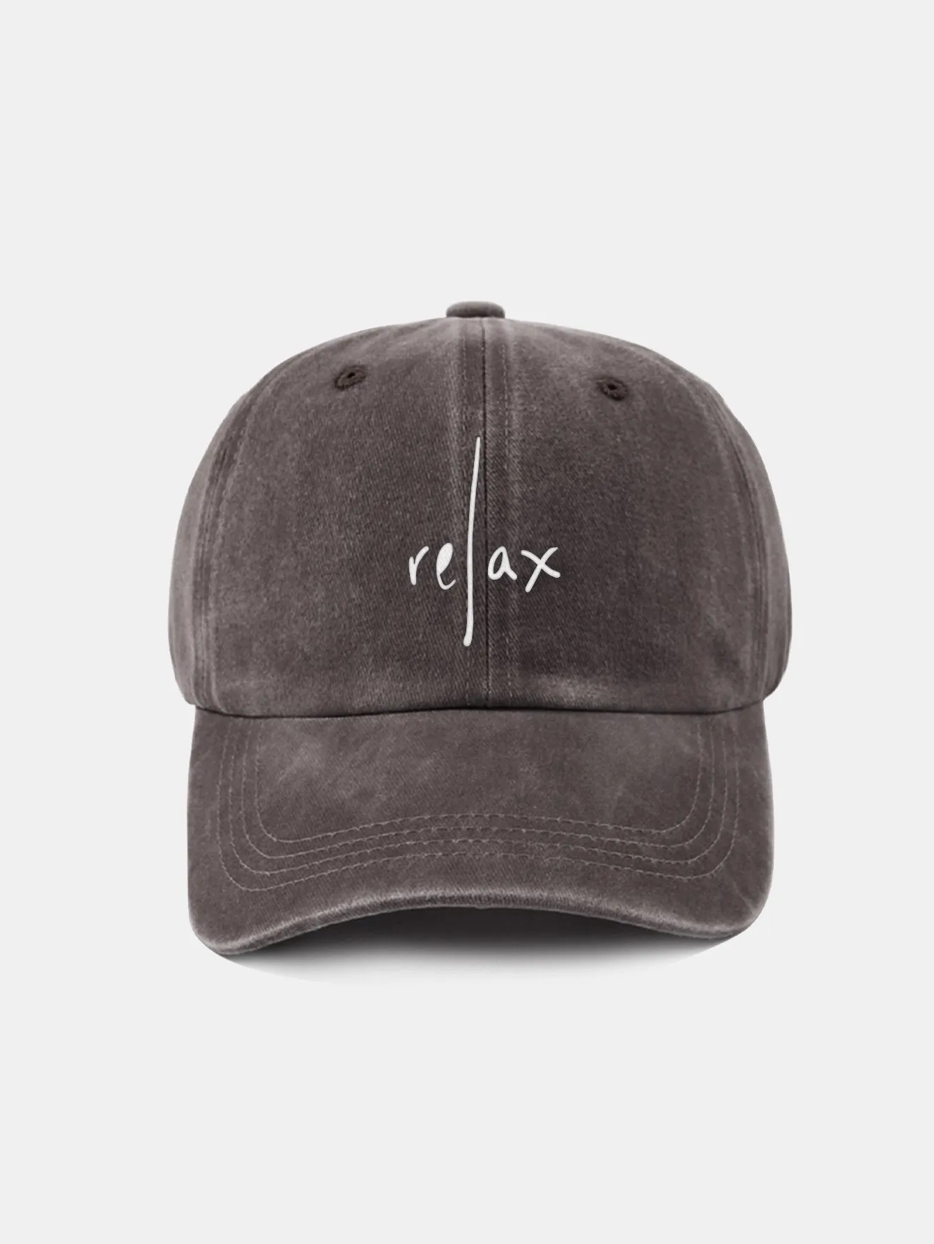 Relakskan Cap Retro Classic Retro Dibasuh Cap Baseball Cotton