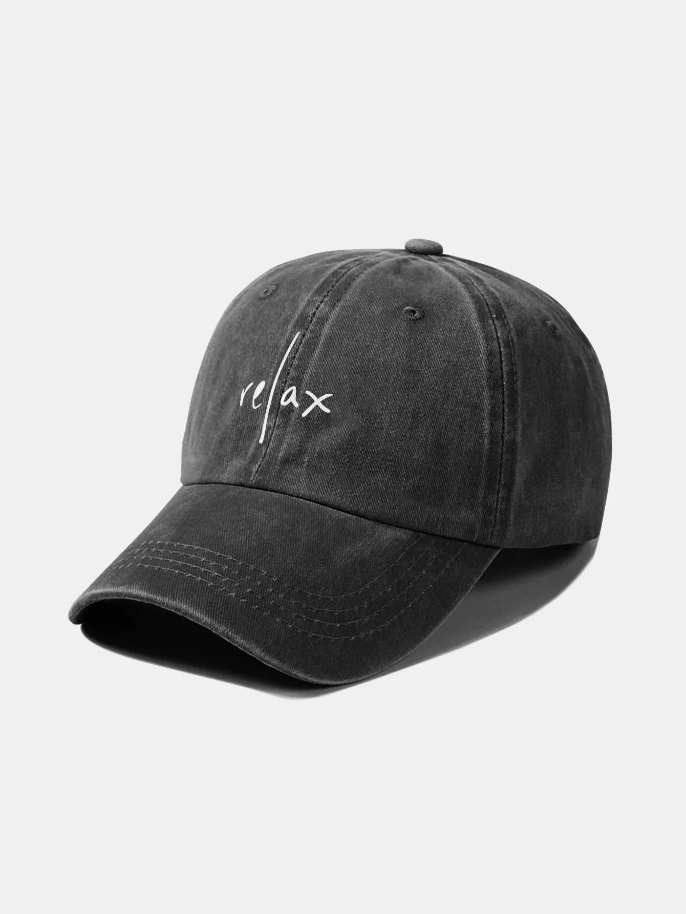 Relakskan Cap Retro Classic Retro Dibasuh Cap Baseball Cotton